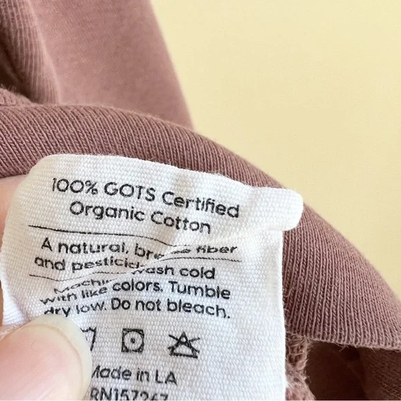 MATE The Label women’s crew neck sweatshirt pullover size small sustainable - Picture 3 of 5